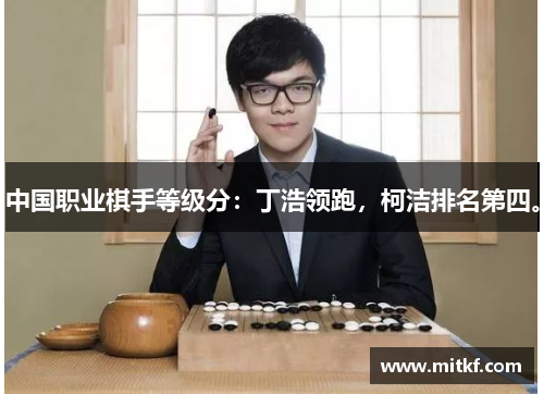 中国职业棋手等级分：丁浩领跑，柯洁排名第四。